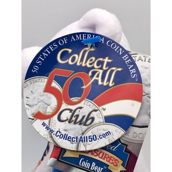 New State Coin Bear Set Limited Treasures First 12 States Colonies Collectible - Picture 16 of 16